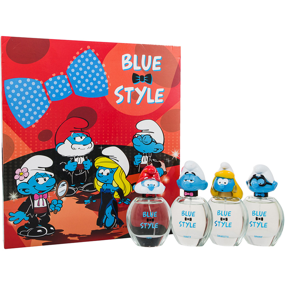 The Smurfs Blue Style Eau de Toilette 4 Pieces Gift Set