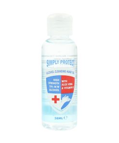 Simply Protect Alcohol Cleansing Hand Gel 58ml