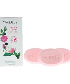 Yardley English Rose 3 Piece Soap 100ML Soap 100ML Soap 100ML