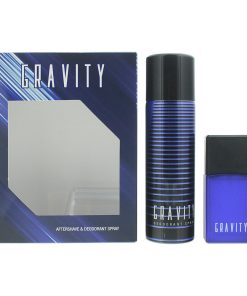 Coty Gravity 2 Piece Gift Set: Aftershave 30ml - Deodorant Spray 120ml