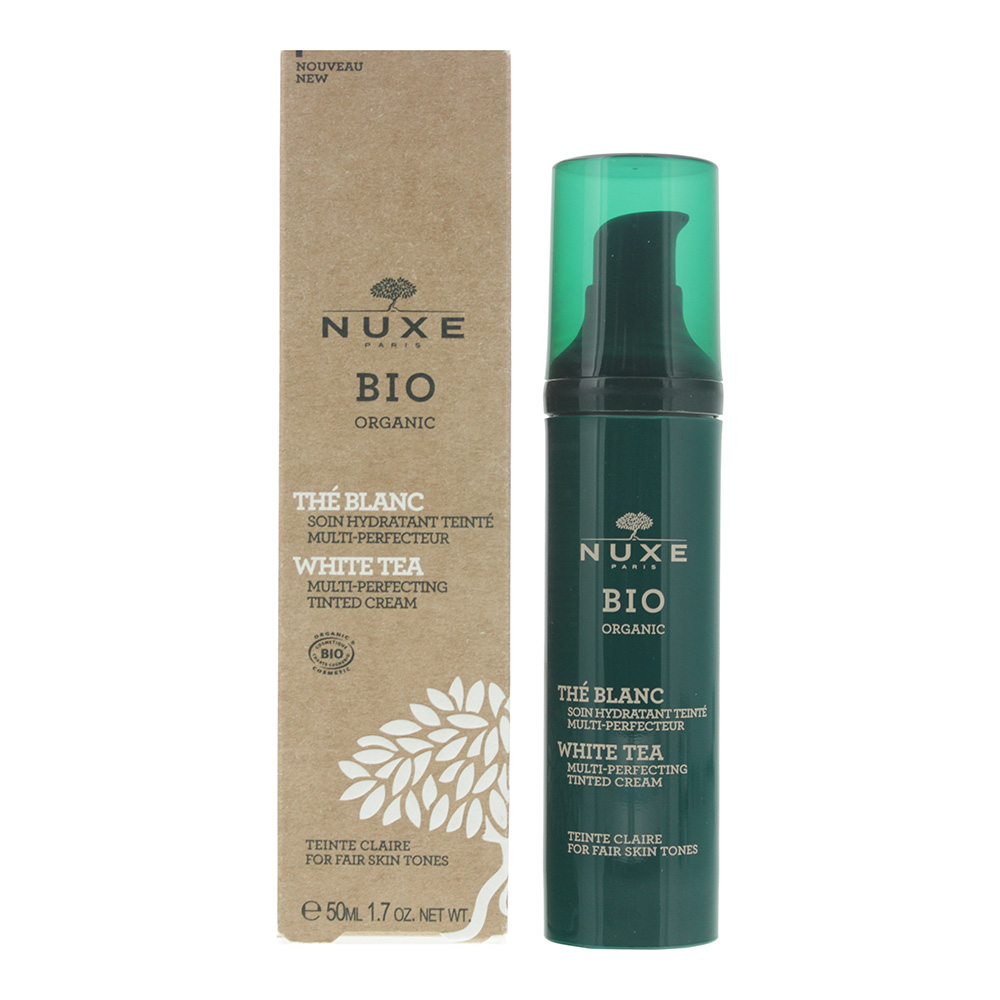 Nuxe Bio Organic White Tea Multi-Perfecting Fair Skin Tones Tinted Cream 50ml