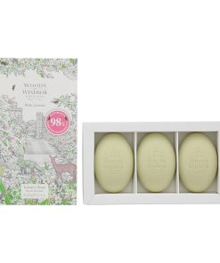 Woods Of Windsor White Jasmine 3 Piece Gift Set: Soap 3 x 60g
