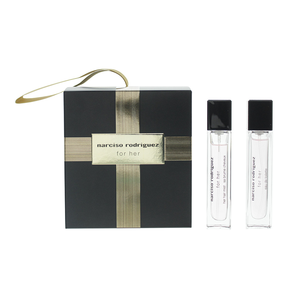 Narciso Rodriguez For Her 2 Piece Gift Set: Eau De Toilette 10ml - Hair Mist 10ml 1 Narciso Rodriguez For Her 2 Piece Gift Set: Eau De Toilette 10ml - Hair Mist 10ml