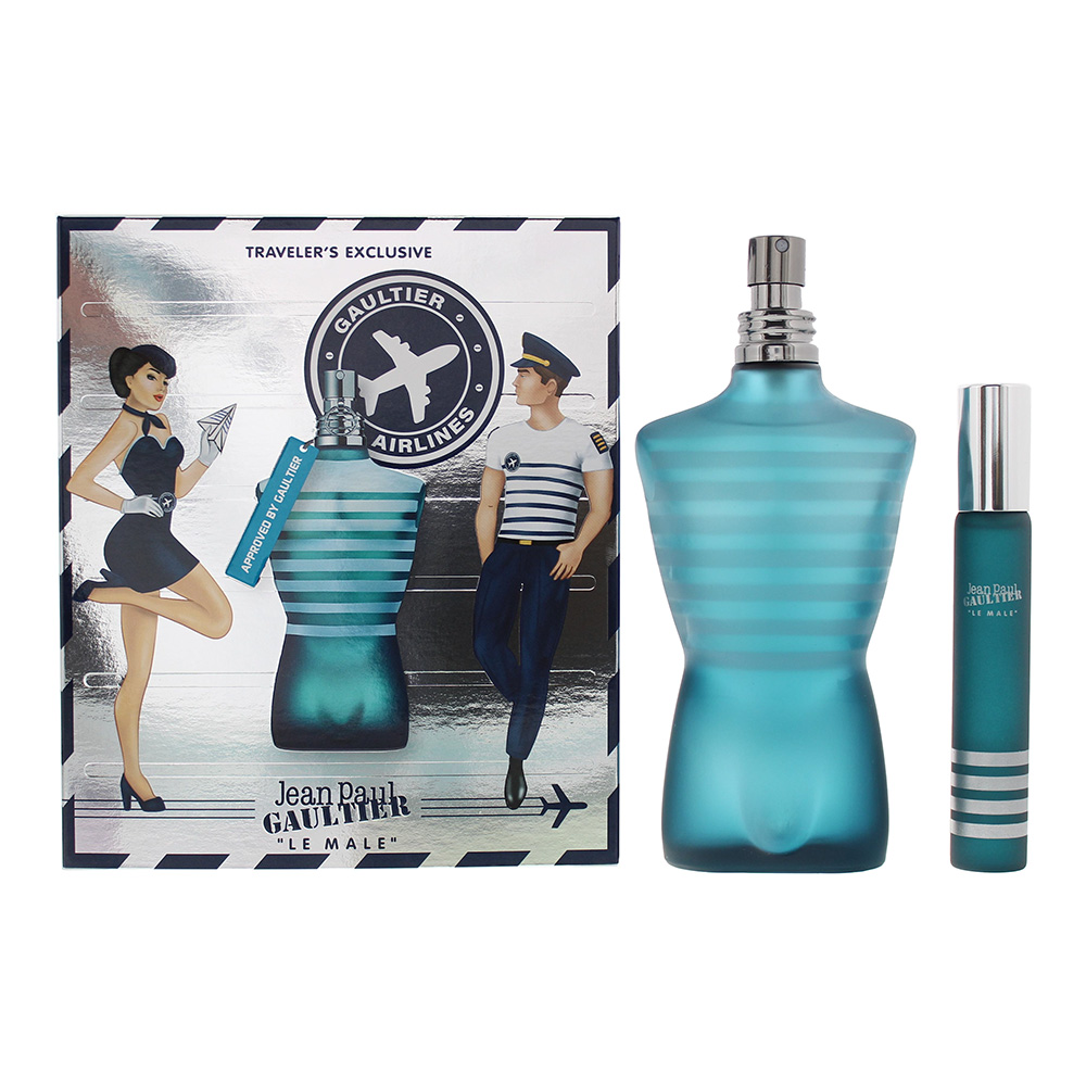 Jean Paul Gaultier Le Male 2 Piece Gift Set: Eau De Toilette 125ml - Eau De Toilette 20ml 1 Jean Paul Gaultier Le Male 2 Piece Gift Set: Eau De Toilette 125ml - Eau De Toilette 20ml