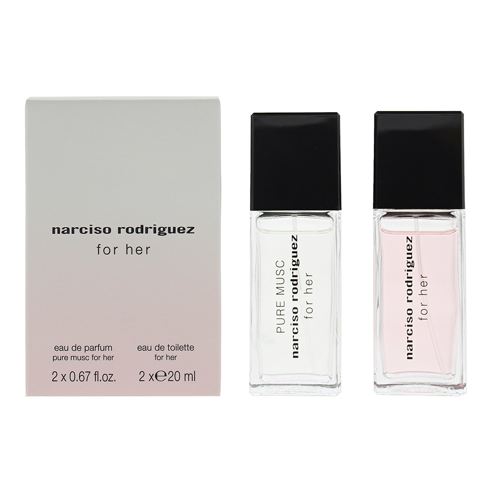 Narciso Rodriguez 2 Piece Gift Set: For Her Eau De Toilette 20ml - For Her Pure Musc Eau De Parfum 20ml 1 Narciso Rodriguez 2 Piece Gift Set: For Her Eau De Toilette 20ml - For Her Pure Musc Eau De Parfum 20ml