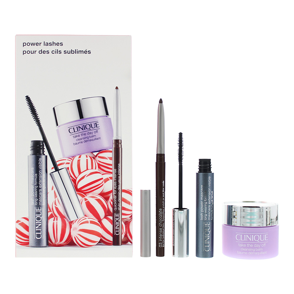 Clinique 3 Piece Gift Set: Mascara 6ml - Eyeliner 0 Clinique 3 Piece Gift Set: Mascara 6ml - Eyeliner 0.14g - Make-Up Remover Balm 15ml