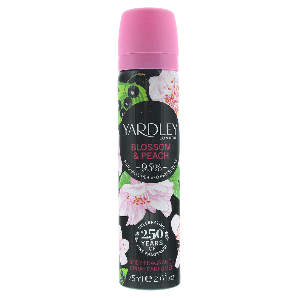 Yardley Blossom and Peach Body Spray 75ml